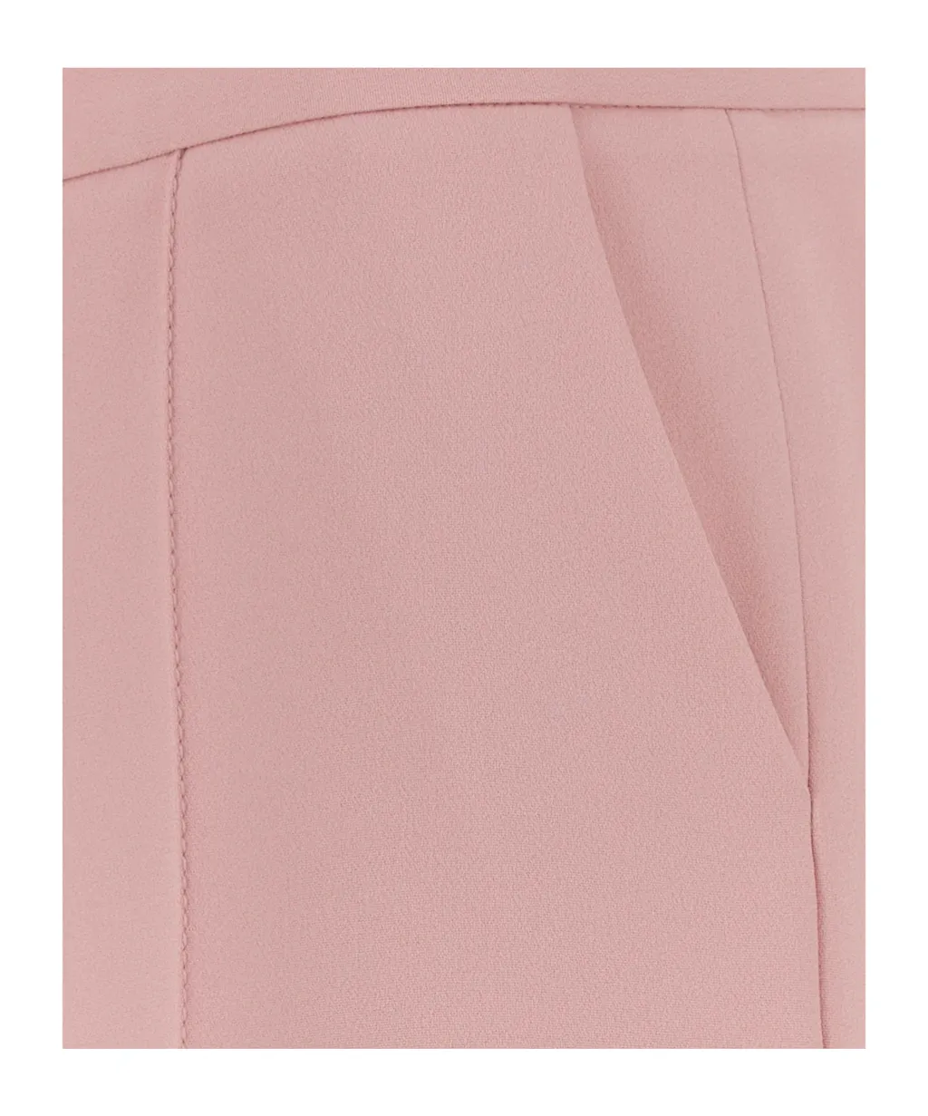 Alberta Ferretti Straight-Leg Pleated Tailored Pants