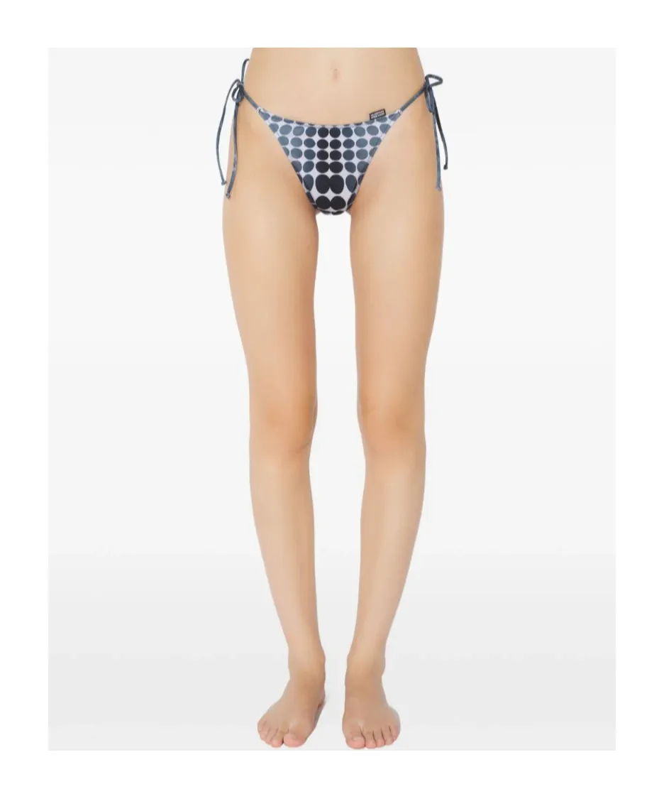 Jean Paul Gaultier Vasarely Printed Bikini Set Beachwear