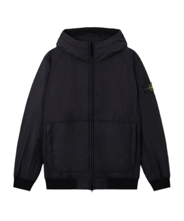 Stone Island Hooded Zip-Up Padded Jacket