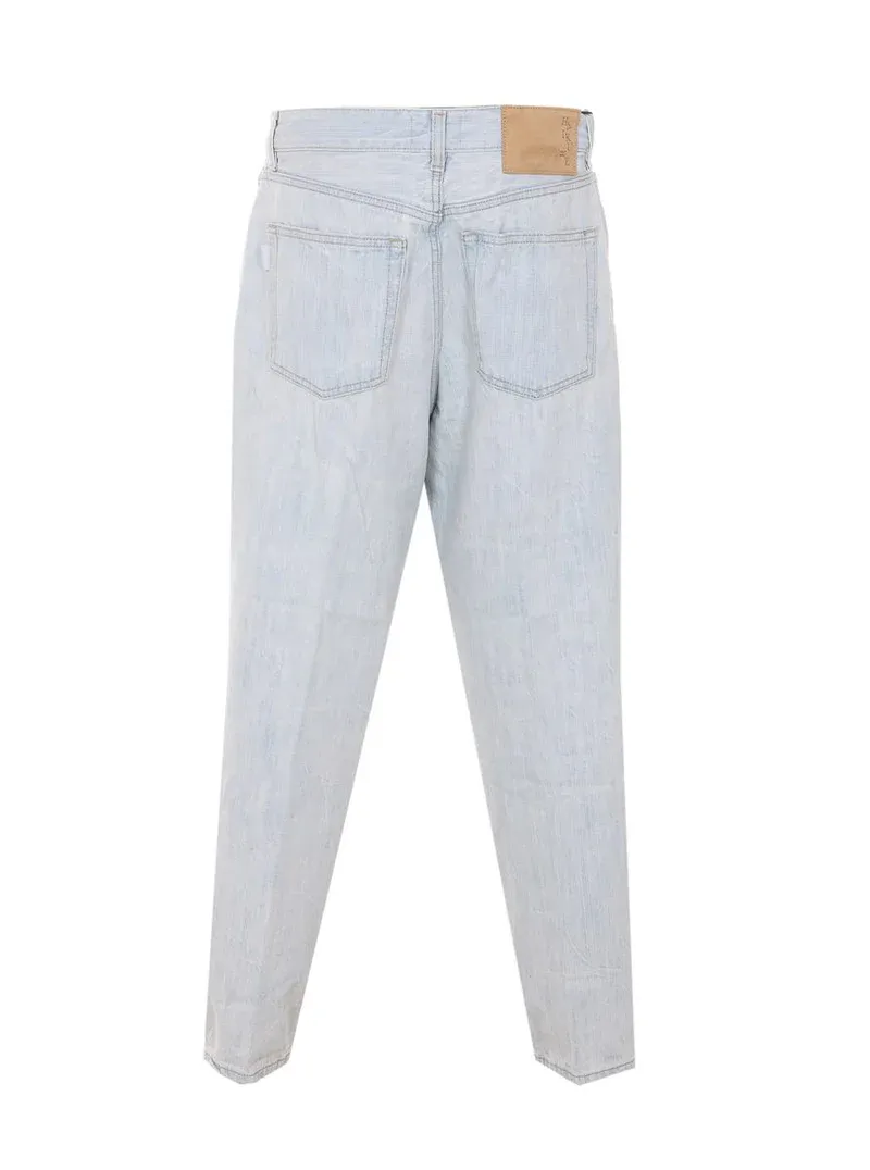 Haikure Logo Patch Straight-Leg Jeans
