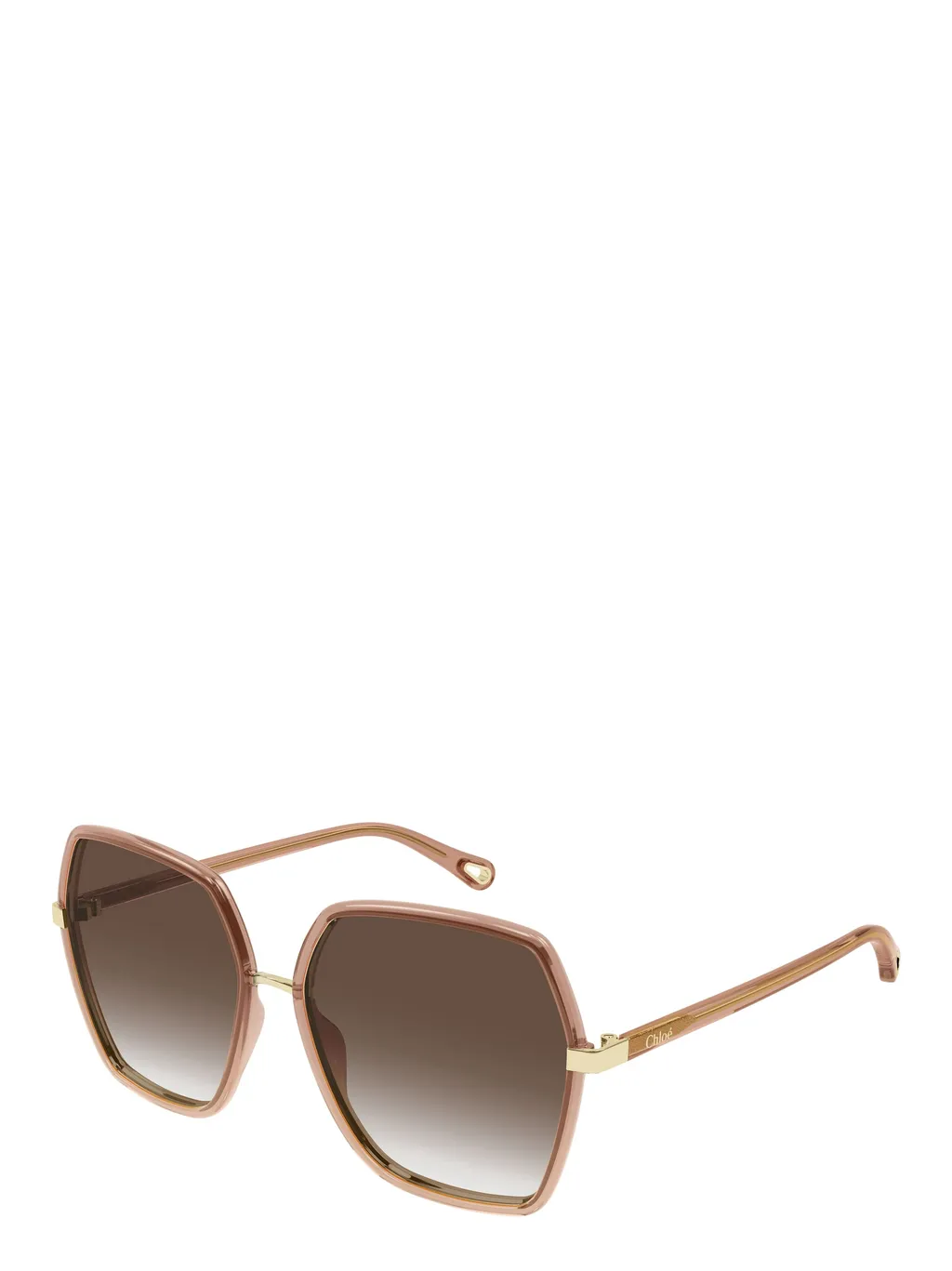 Chlo Eyewear Geometric Frame Sunglasses