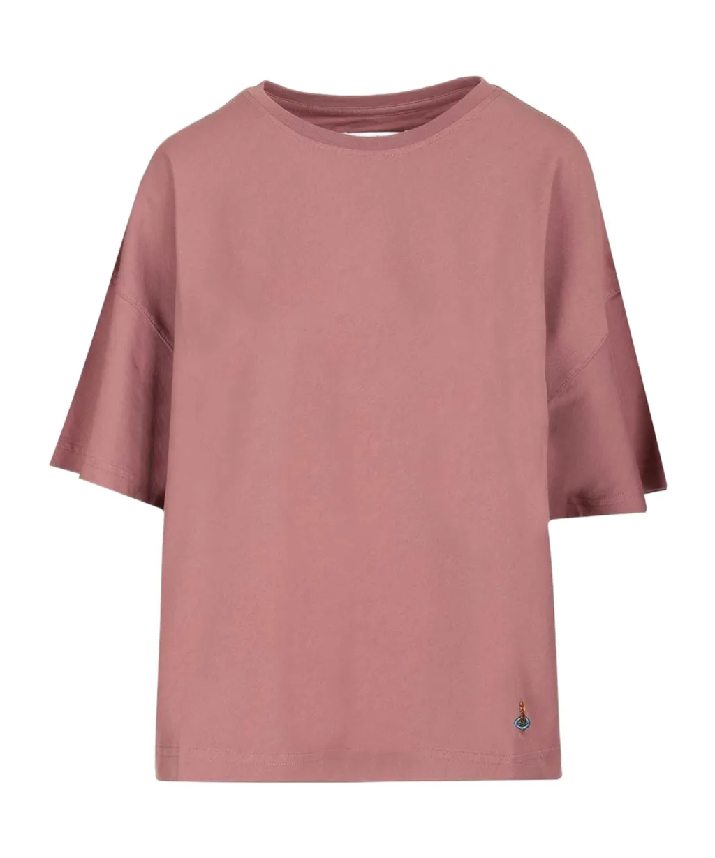 Vivienne Westwood Logo Embroidered Crewneck T-Shirt