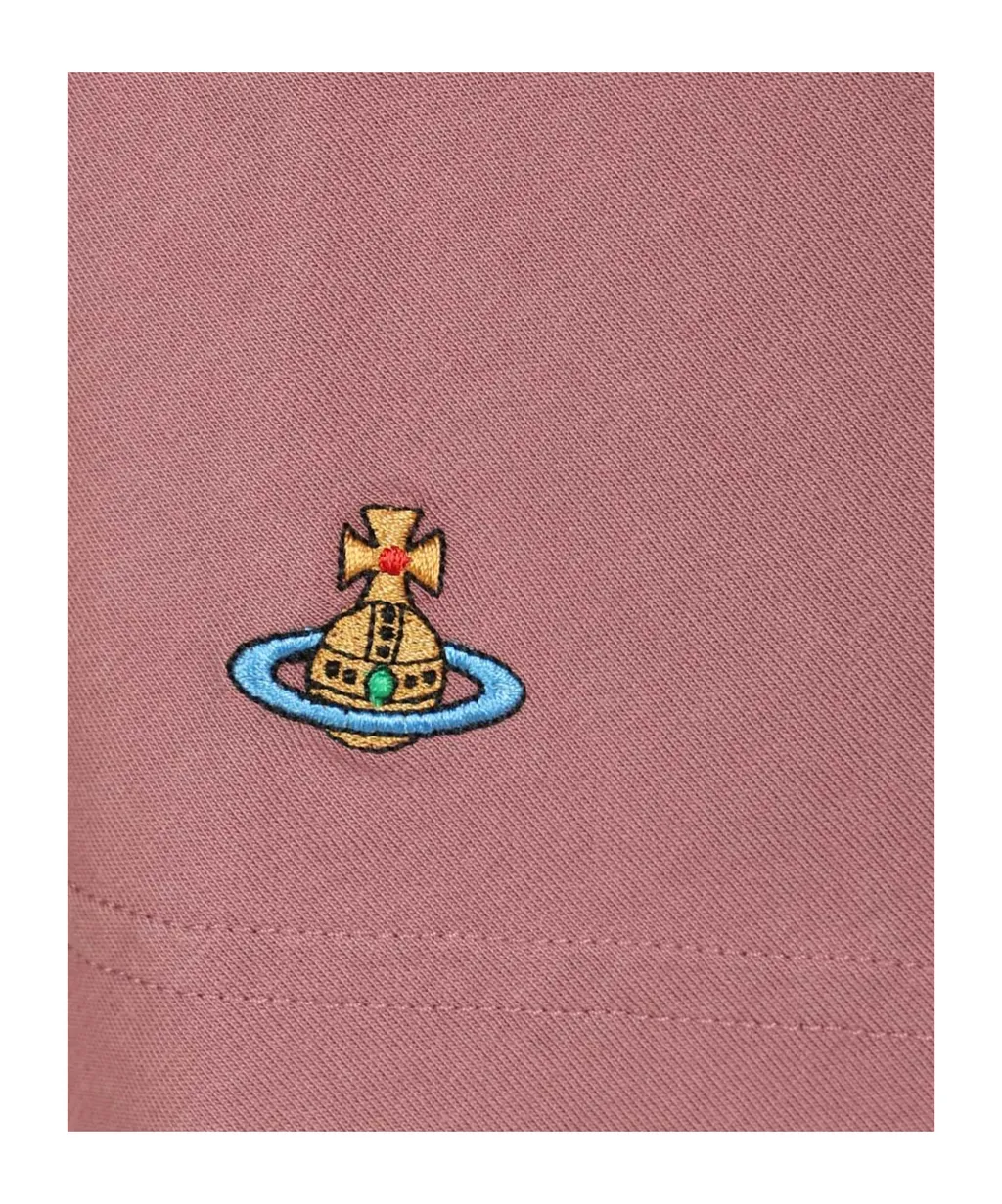 Vivienne Westwood Logo Embroidered Crewneck T-Shirt