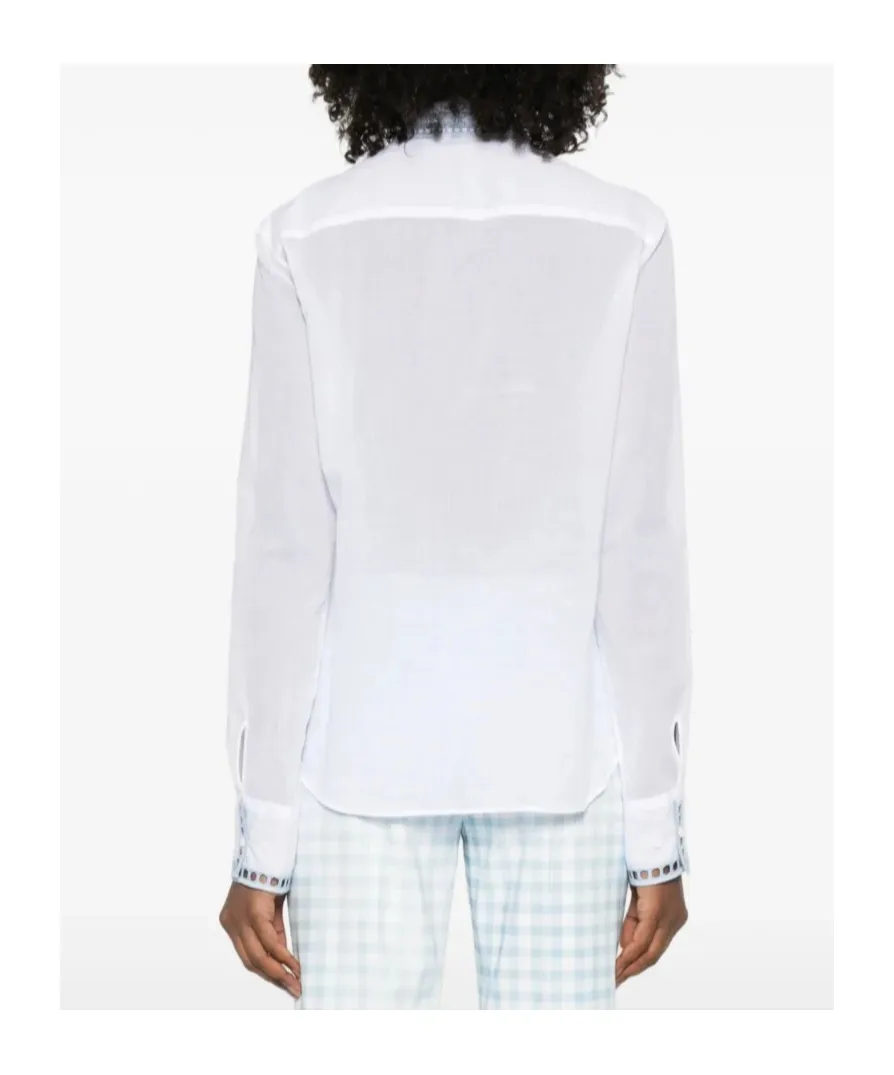 Ermanno Scervino Long Sleeved Embroidered Shirt