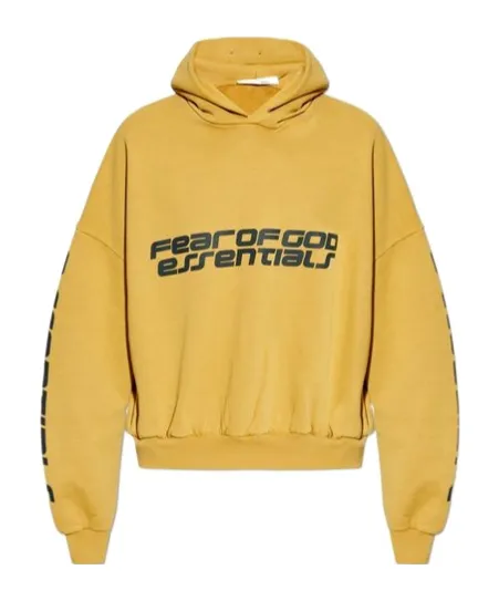 Fear Of God Essentials Cropped Relaxed Hoodie