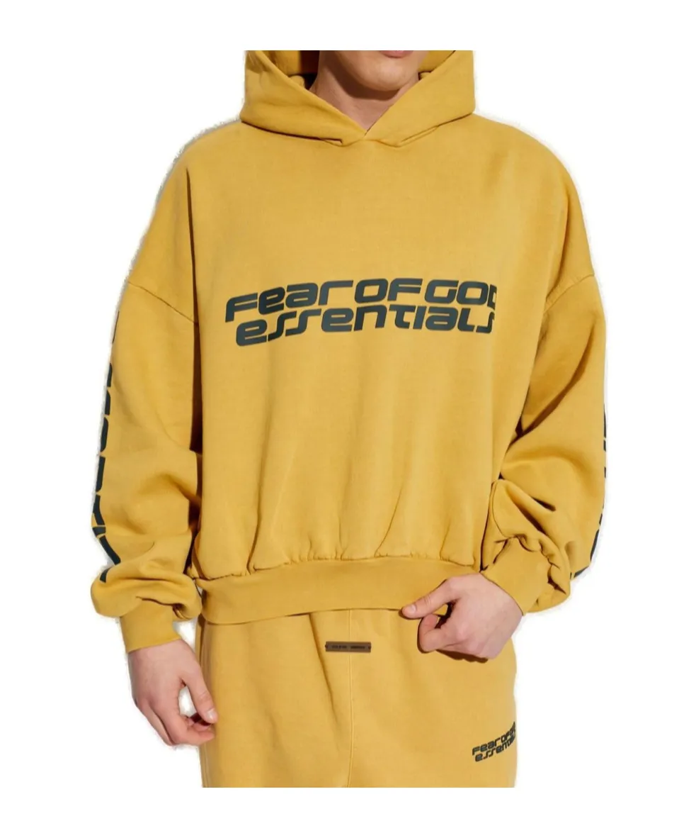 Fear Of God Essentials Cropped Relaxed Hoodie