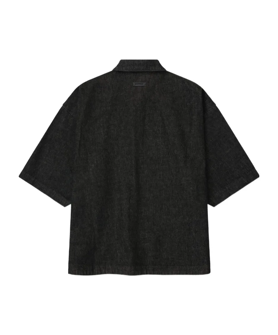 Fear Of God Essentials Denim Full Zip Work Shirt