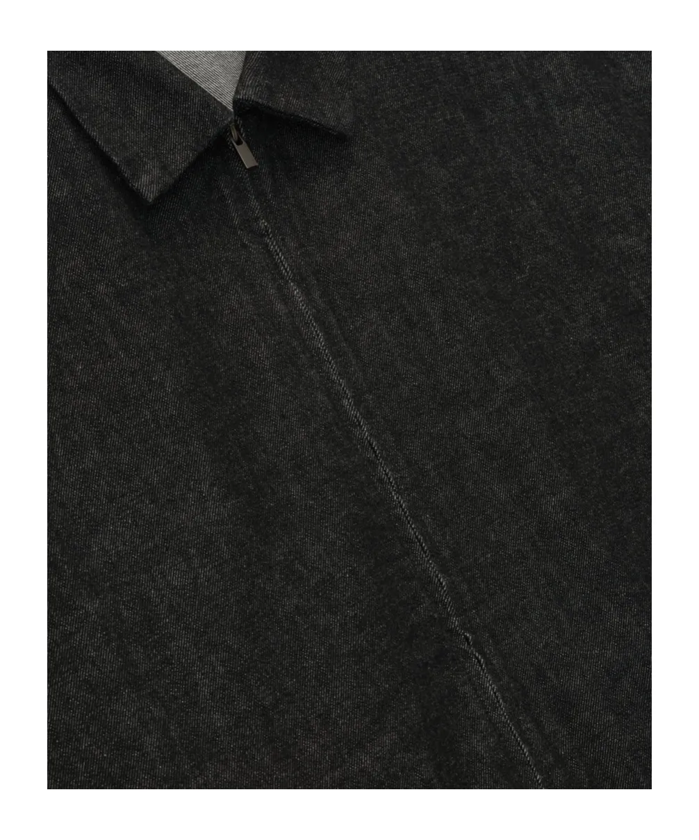 Fear Of God Essentials Denim Full Zip Work Shirt