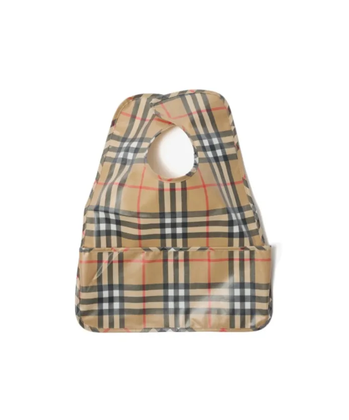 Check Coated Cotton Bib