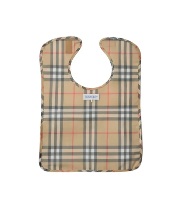 Check Coated Cotton Bib