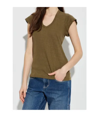 Isabel Marant ÉToile Zankou V-Neck T-Shirt