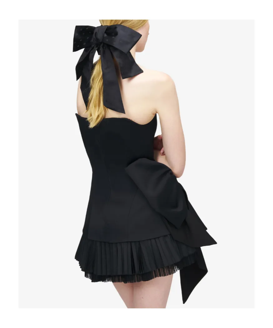 Alexander Mcqueen Skull Jacquard Bow Scrunchie