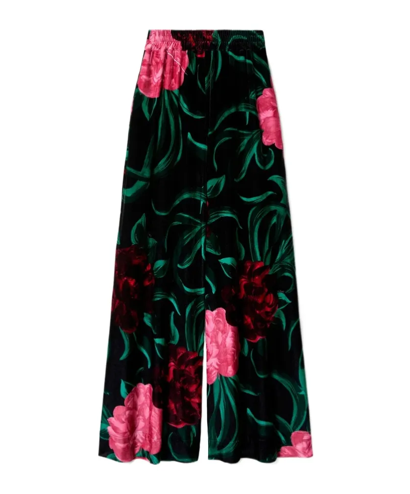 Floral Palazzo Trousers