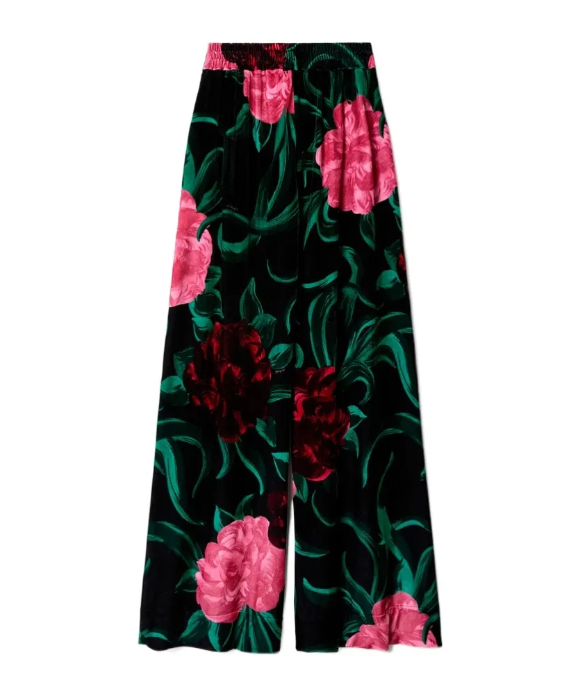 Floral Palazzo Trousers