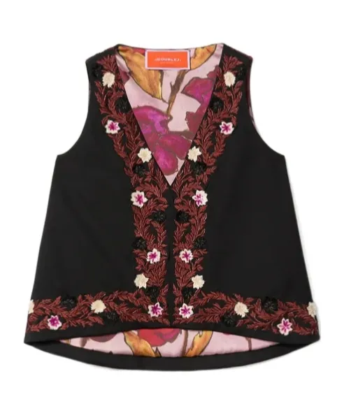 Scala Floral V-Neck Top