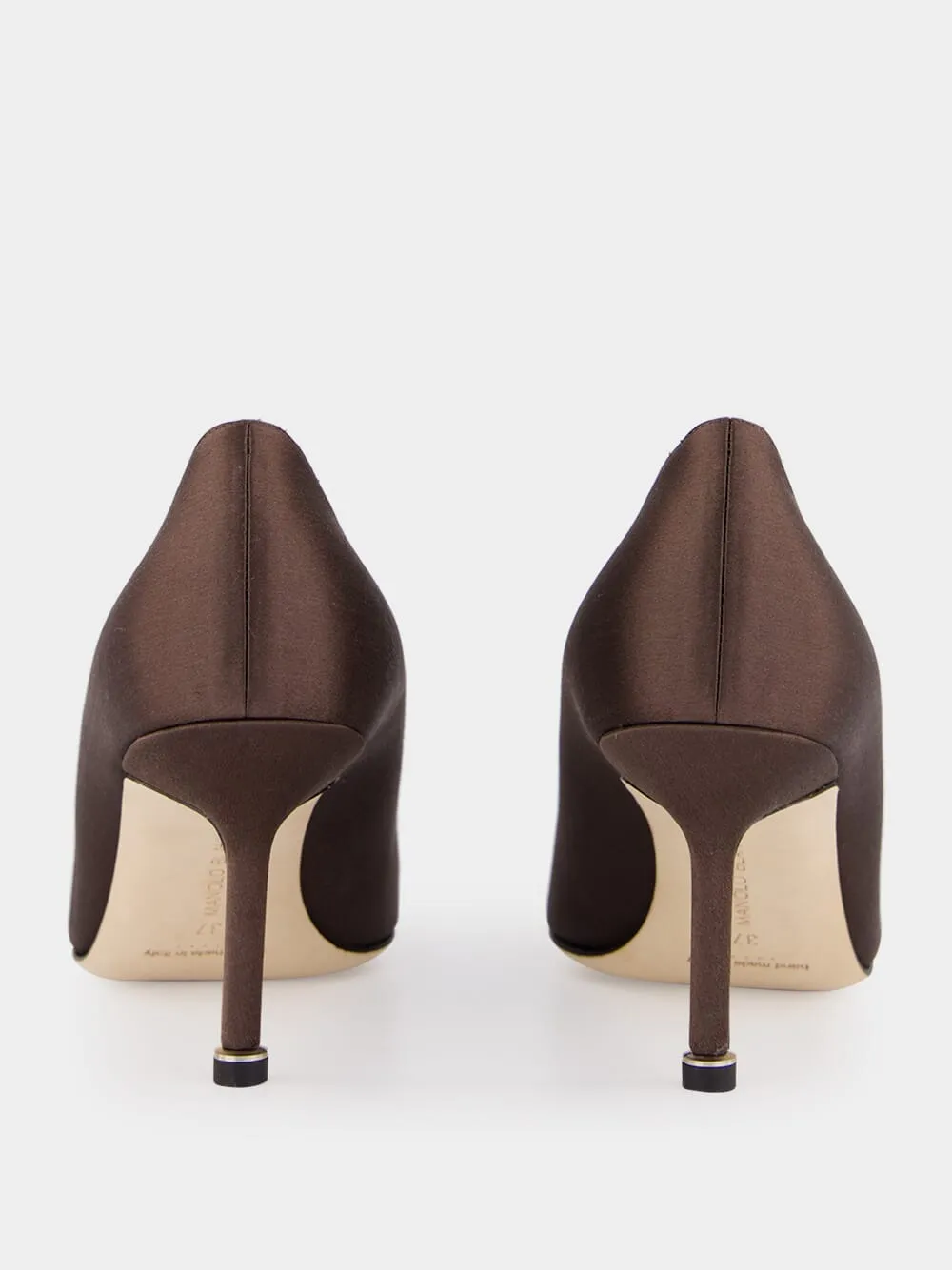 Manolo Blahnik Hangisi Buckle Embellished Pumps