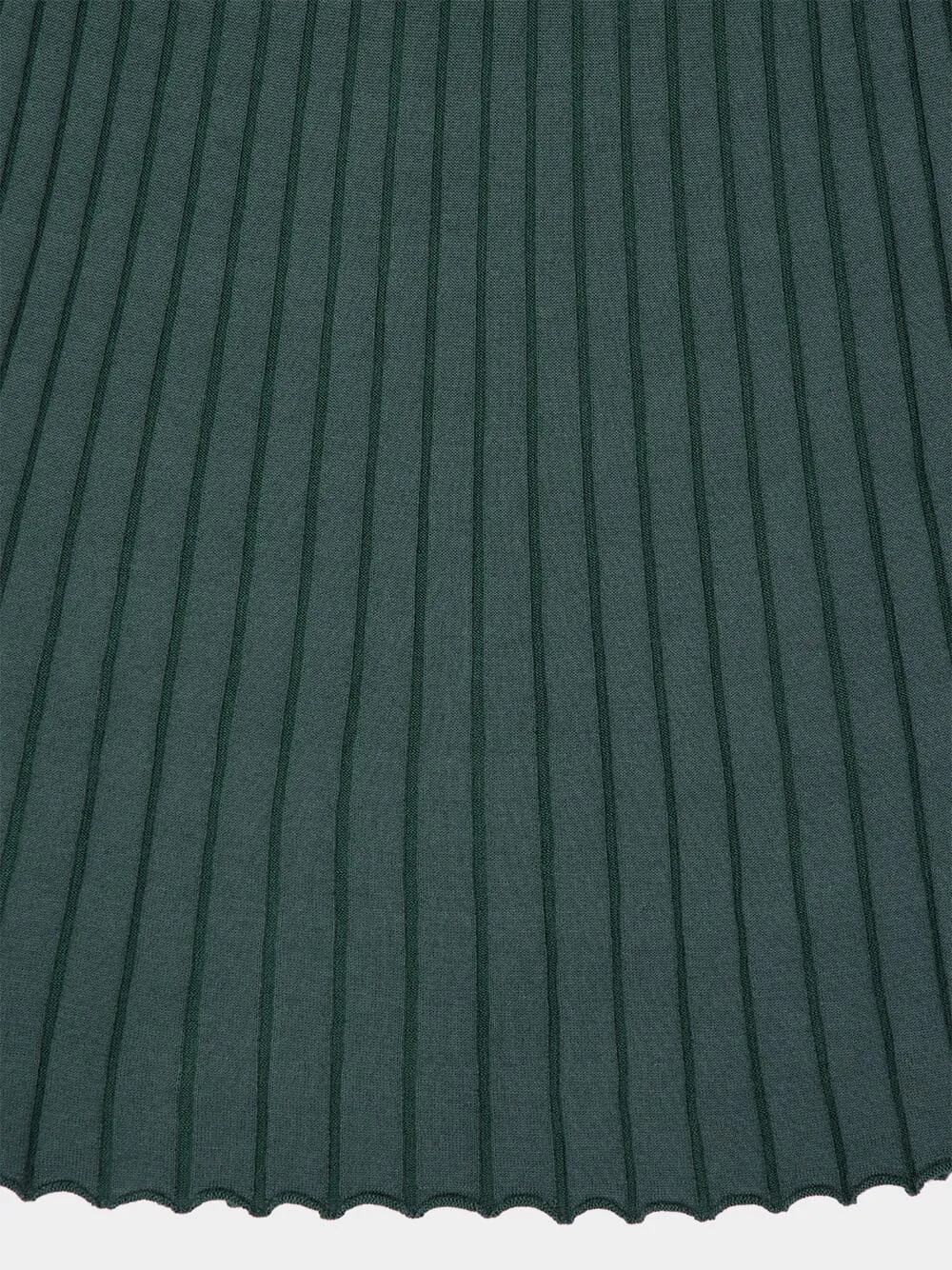Amor Knit Midi Dress In English Green