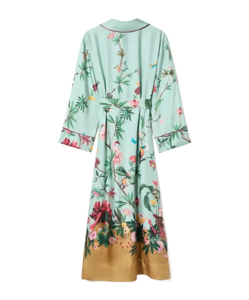 Midnight Floral Midi Dress