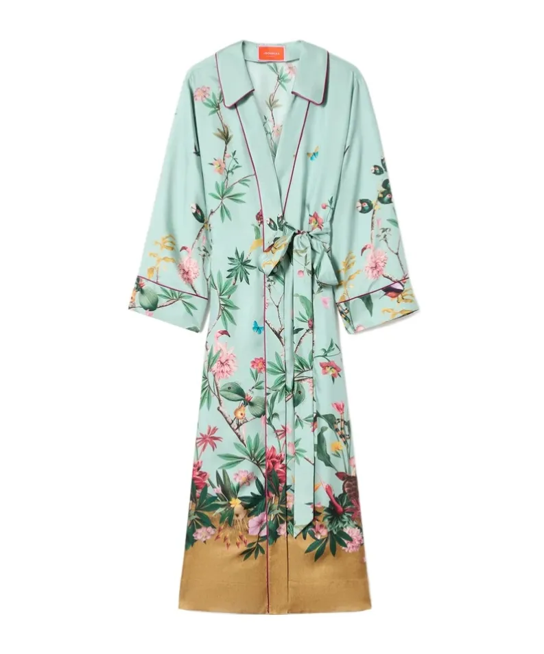Midnight Floral Midi Dress