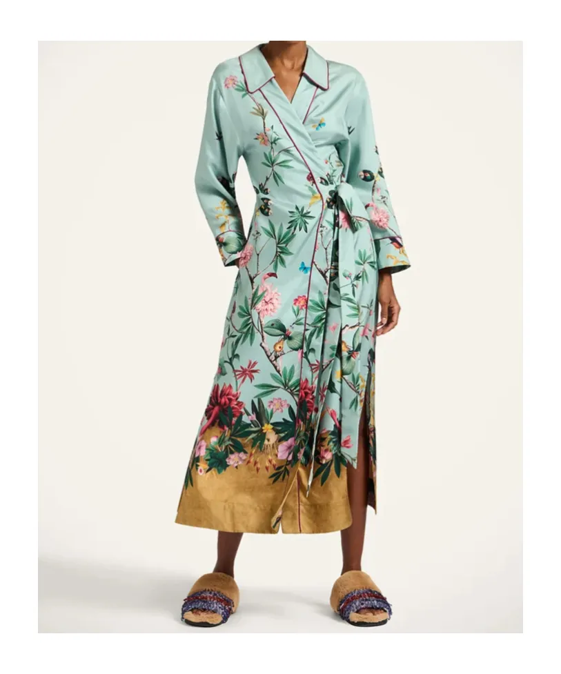 Midnight Floral Midi Dress