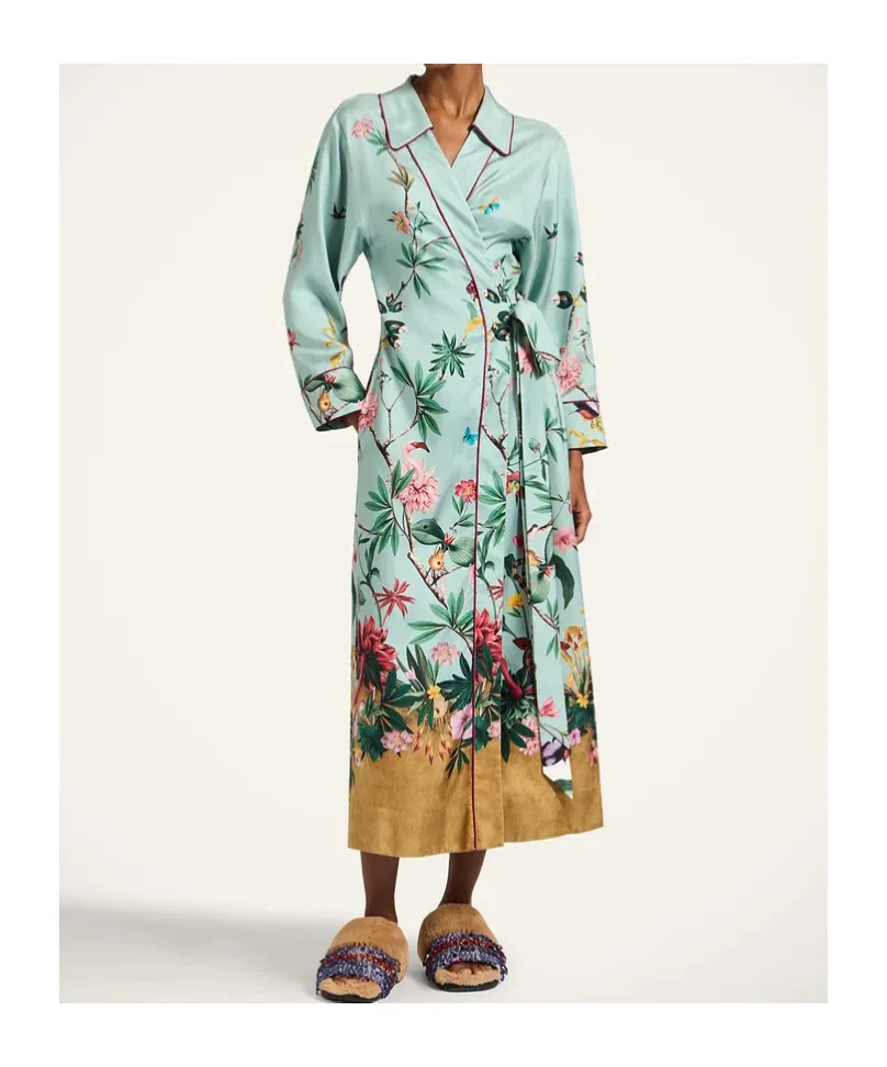 Midnight Floral Midi Dress