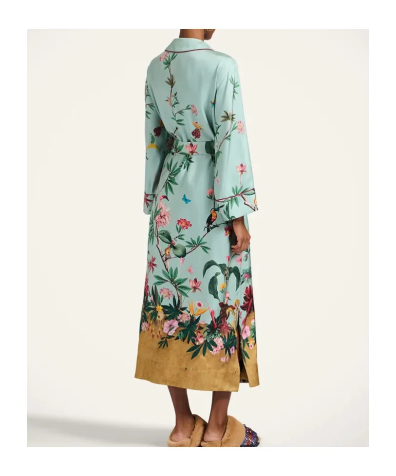 Midnight Floral Midi Dress