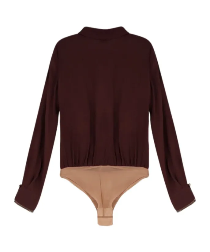 Elisabetta Franchi Georgette Bodysuit