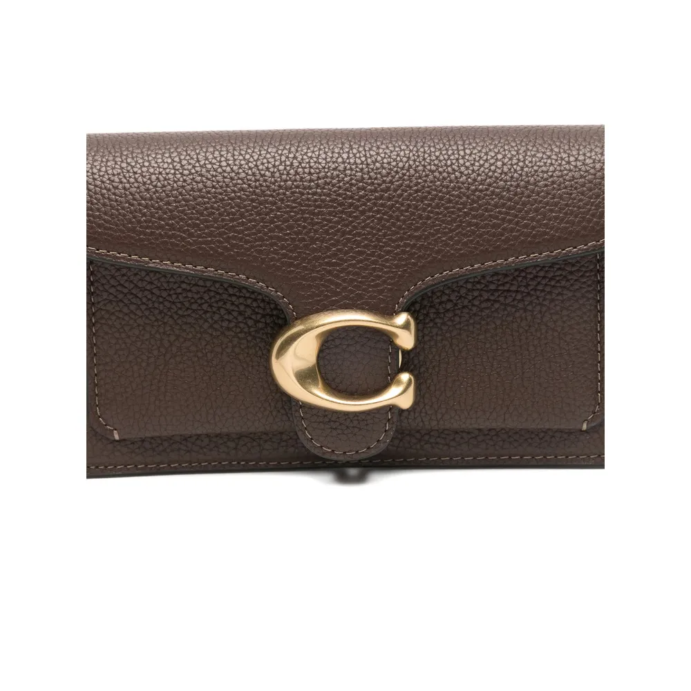 Coach Logo Plaque Chain Crossbody Bag