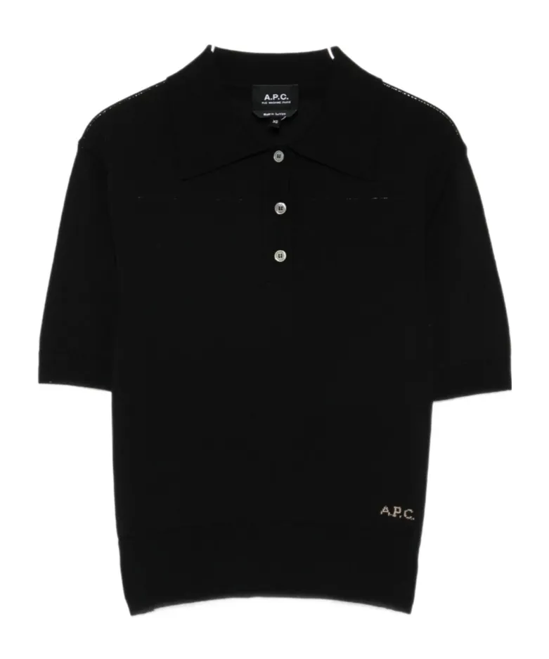 Logo-Detail Polo Top