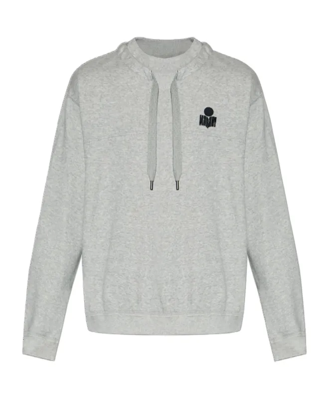 Merone Drawstring Logo Sweatshirt