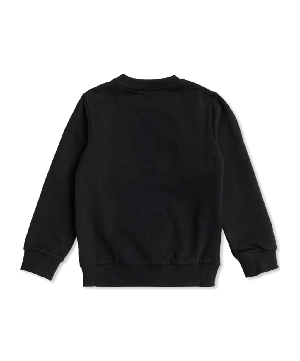 Balmain Kids Logo Printed Crewneck Sweatshirt