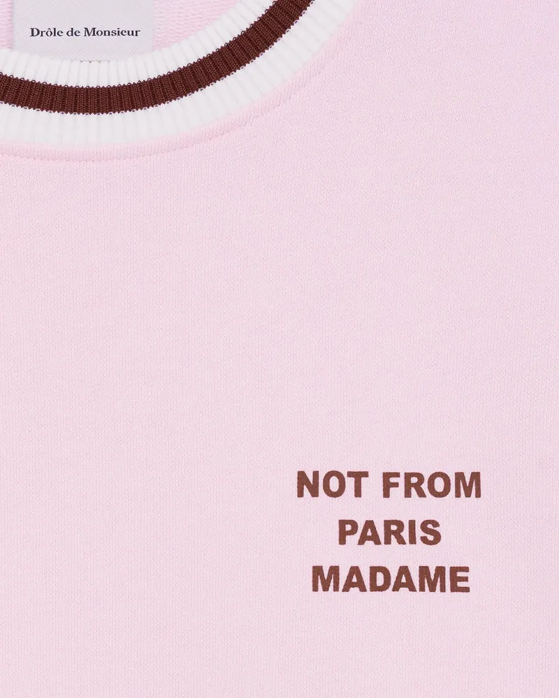 DrÔLe De Monsieur Sweatshirt Slogan Sport Sweatshirt