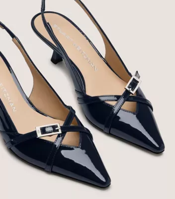Georgie Slingback 50 Pointed-Toe Sandals