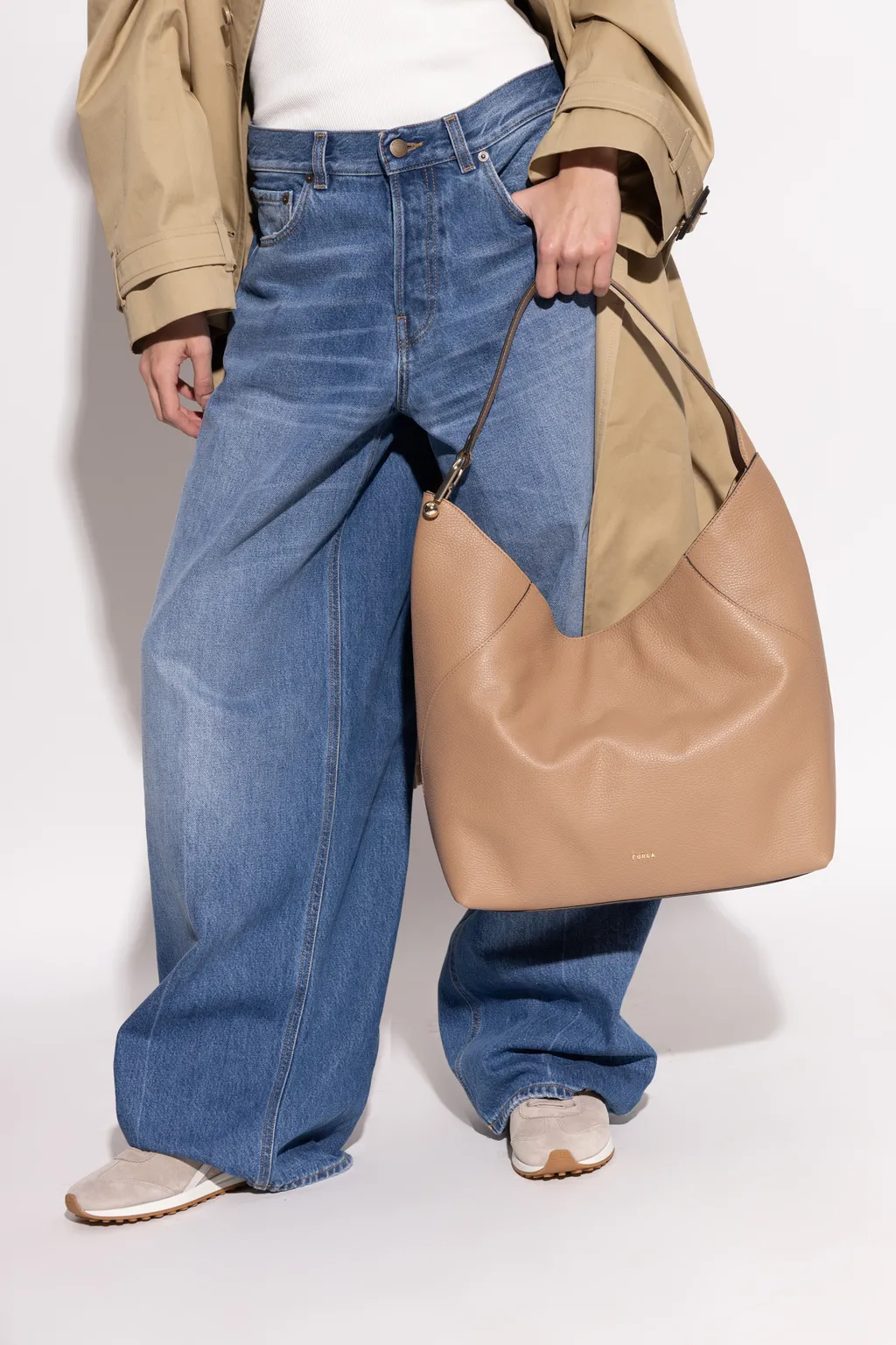 Lara Large Logo Handbag