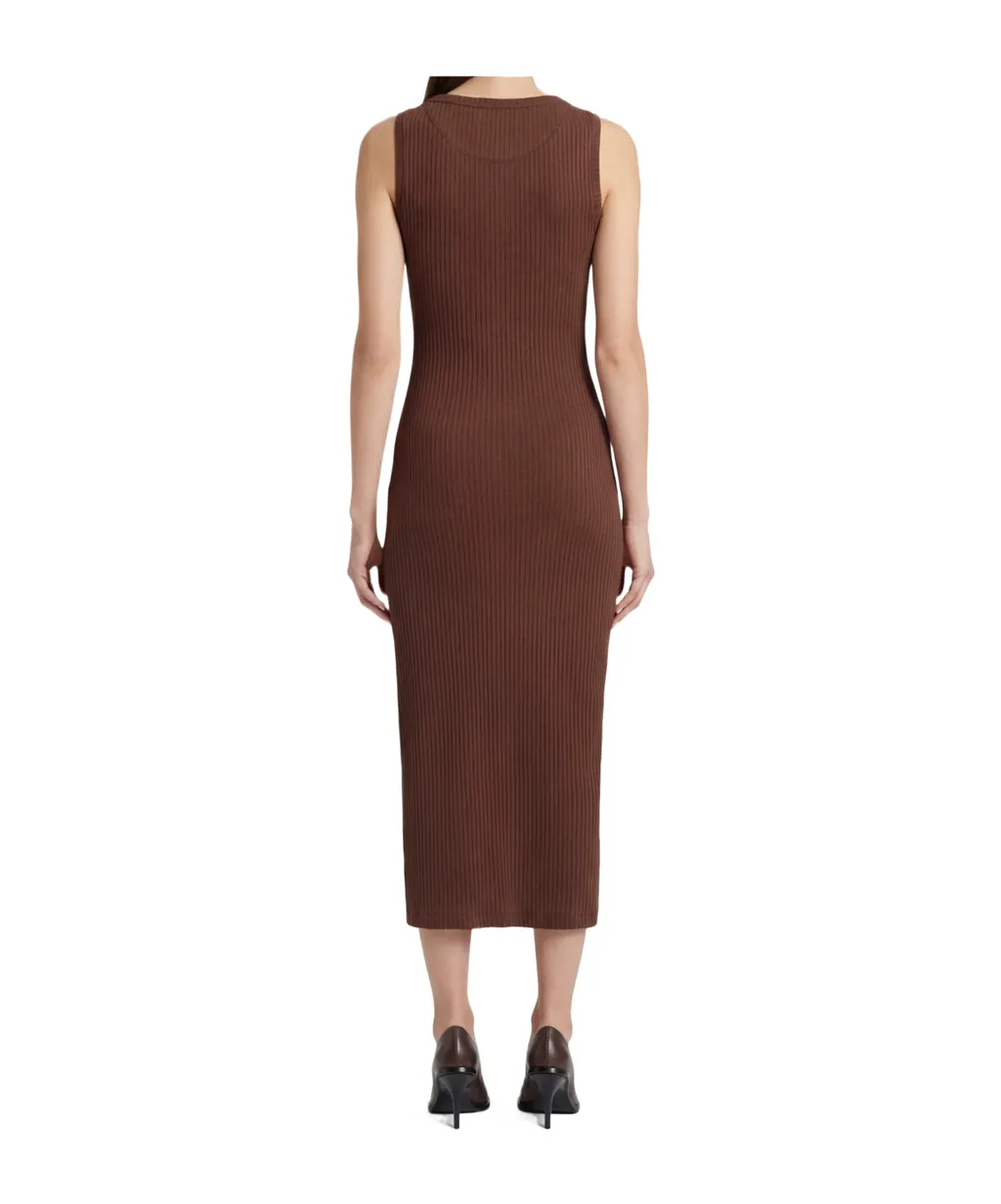 Marni Ribbed Sleeveless Midi Dress