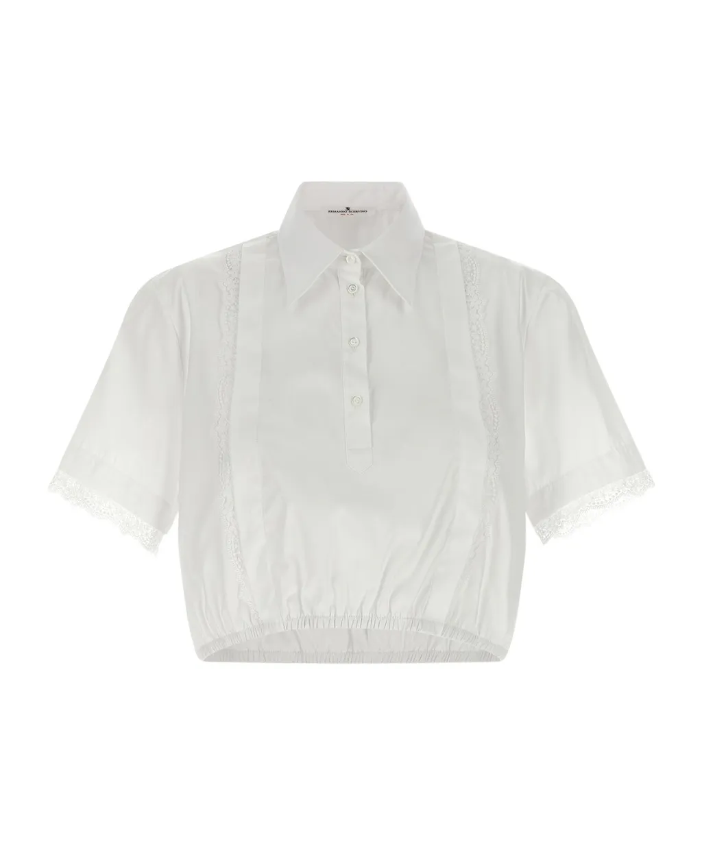 Ermanno Scervino Lace Insert Shirt