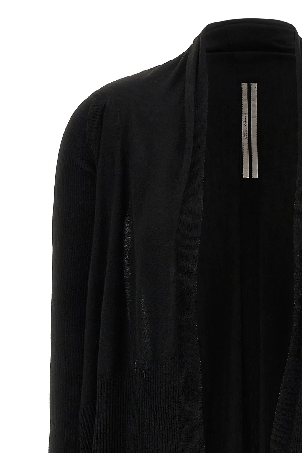 Rick Owens Knitted Long Wrap Cardigan