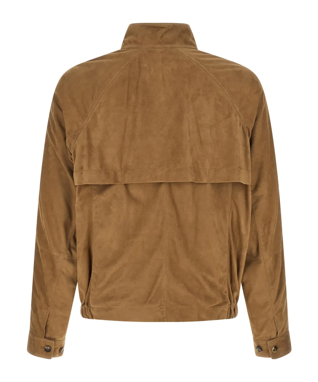 Brunello Cucinelli Stand Collar Unlined Jacket