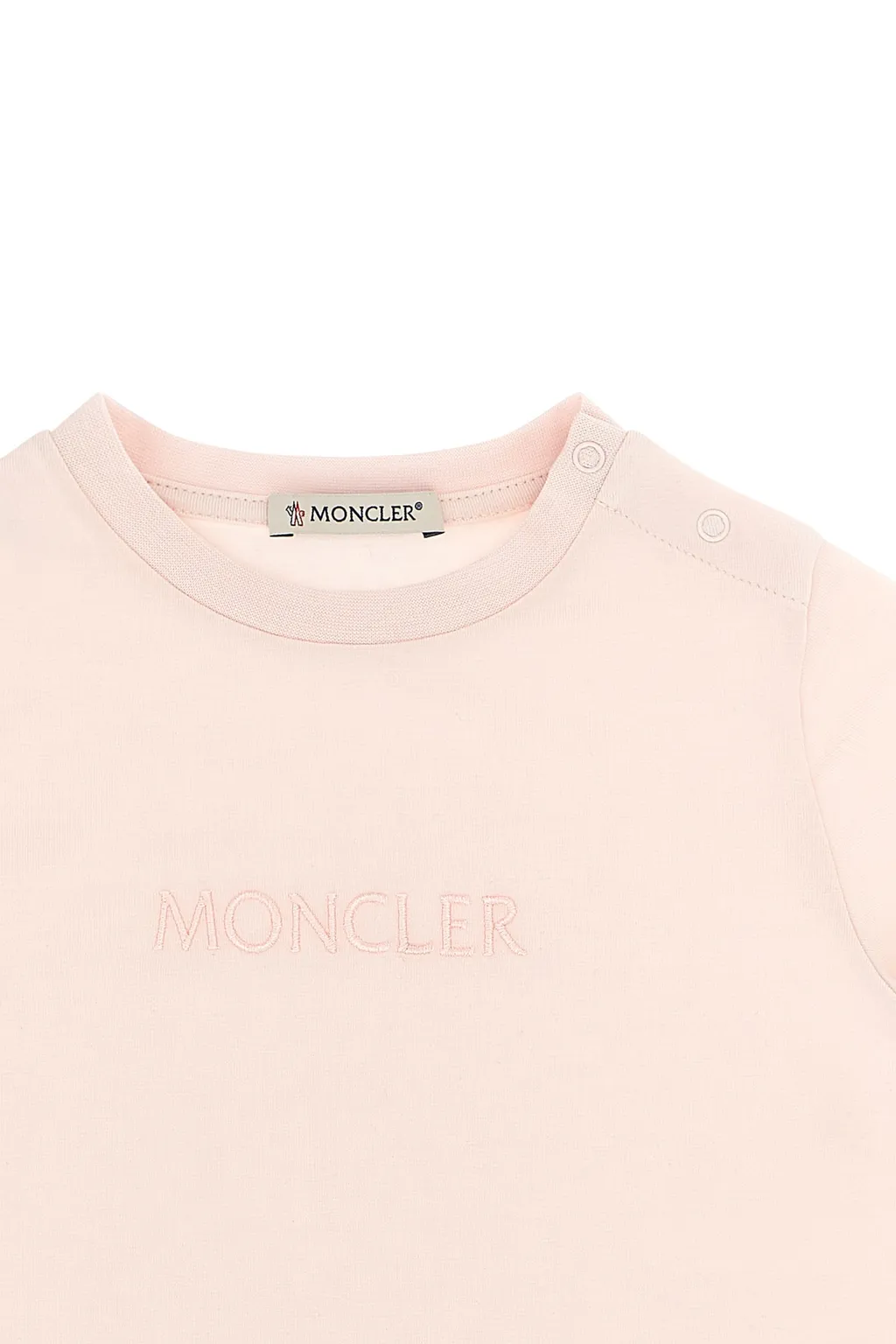 Moncler Enfant Embroidered Logo T-Shirt