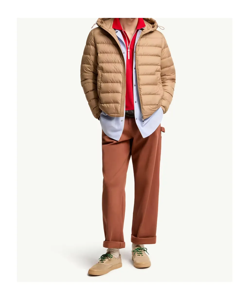 Moncler Logo Patch Zip-Up Hooded Jacket