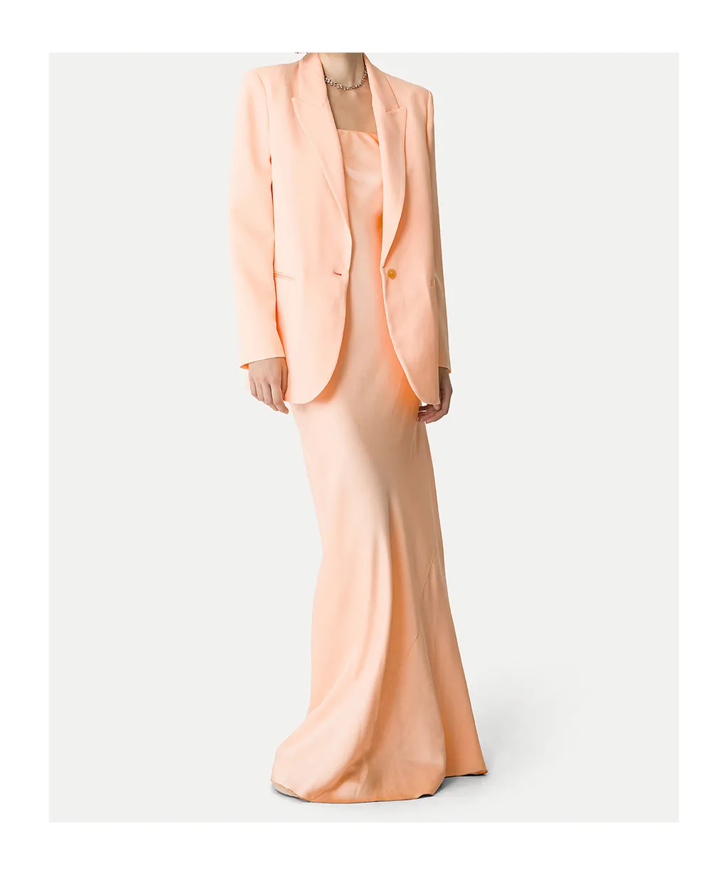 Long Dress In Envers Satin