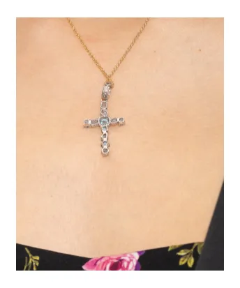 Dolce & Gabbana Cross Embellished Pendant