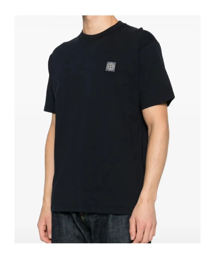 Stone Island Logo Patch Crewneck T-Shirt