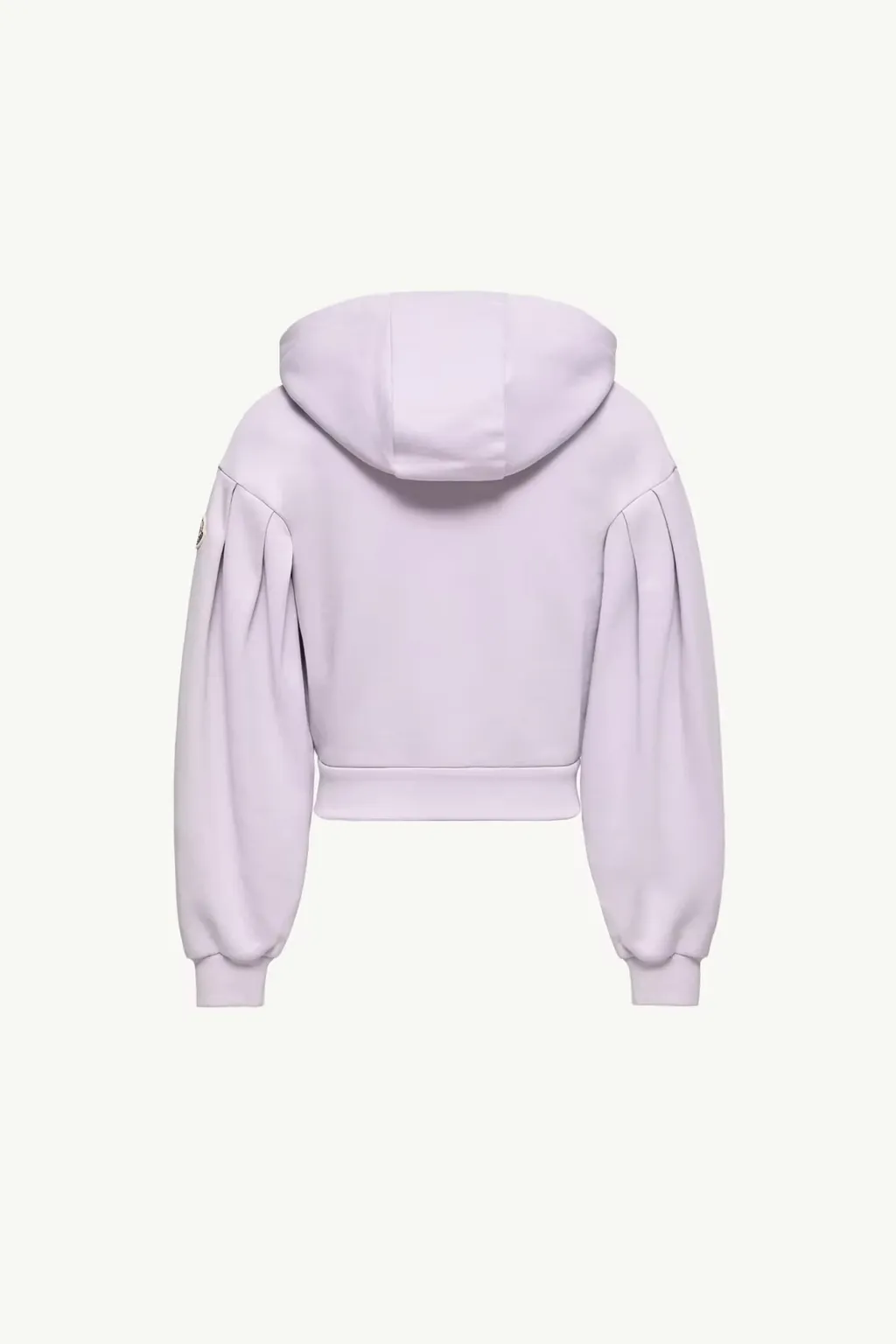 Embroidered Zip-Up Cotton Hoodie