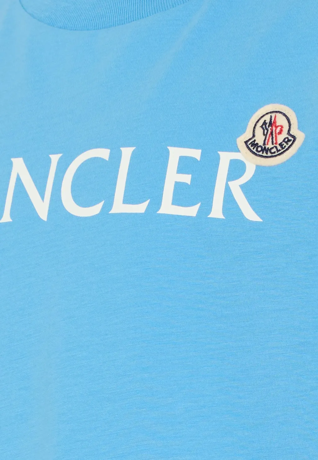 Moncler Enfant Logo Printed Crewneck T-Shirt