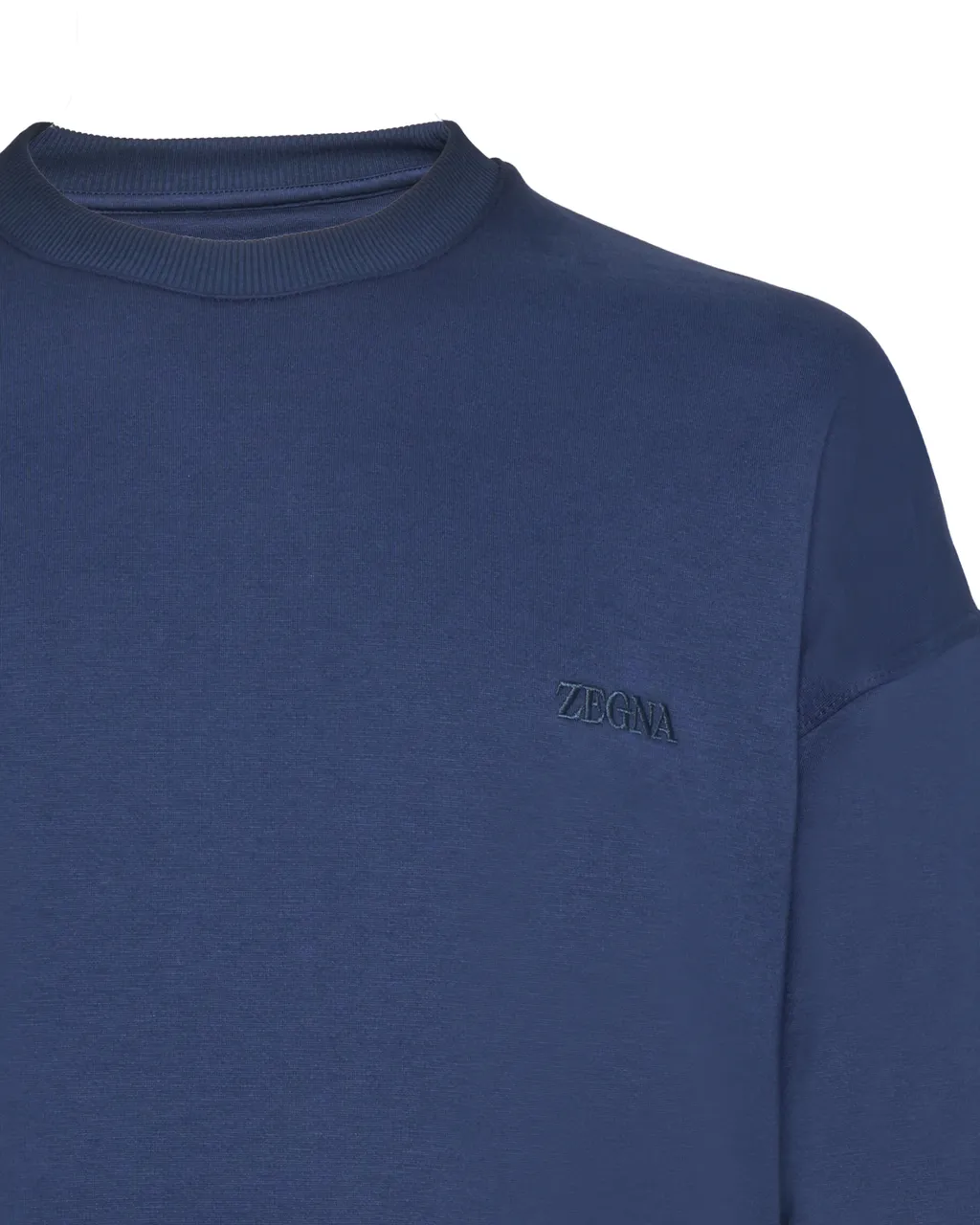 Zegna Logo Embroidered Crewneck Sweatshirt