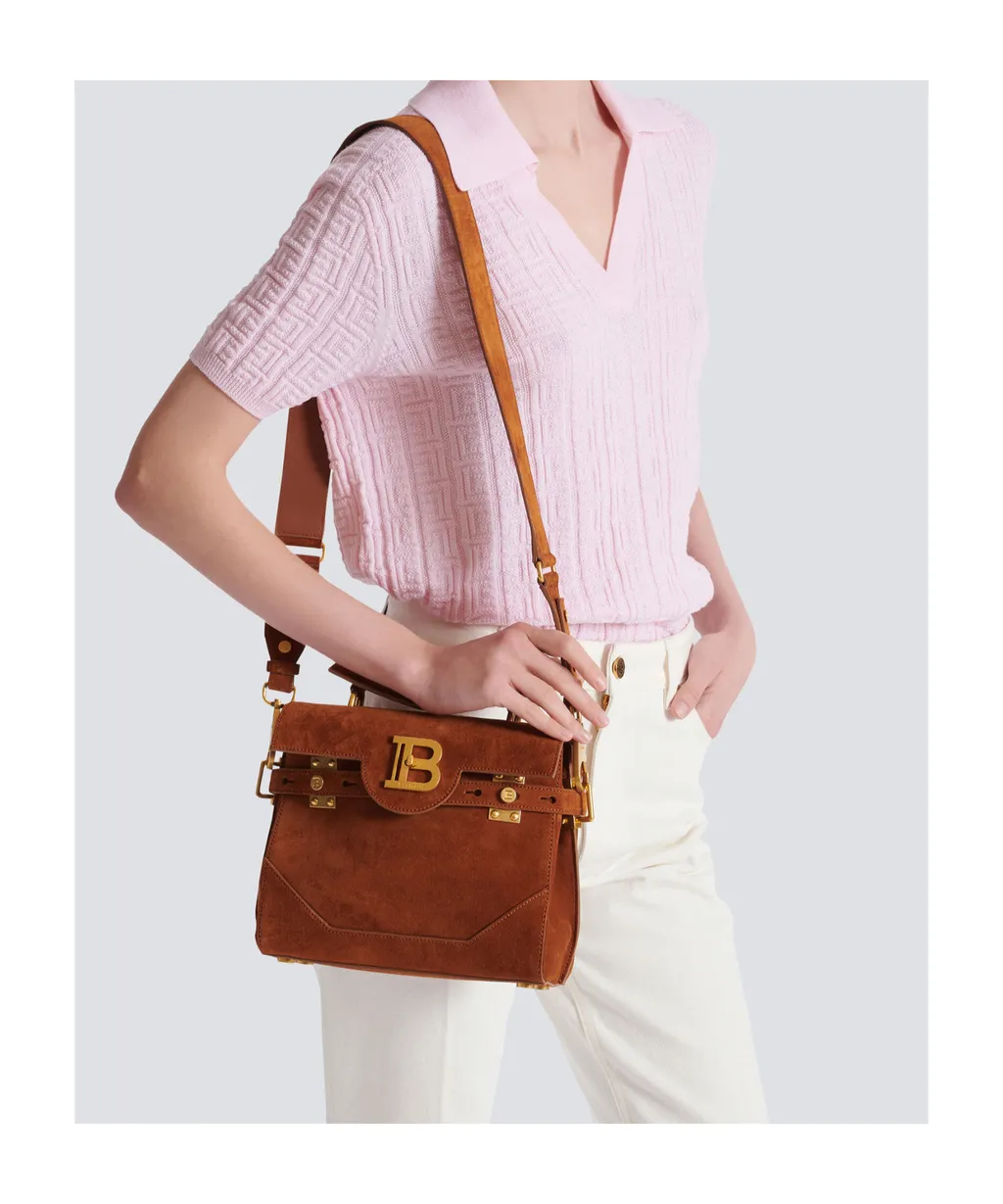 Balmain B-Buzz 23 Foldover Top Tote Bag