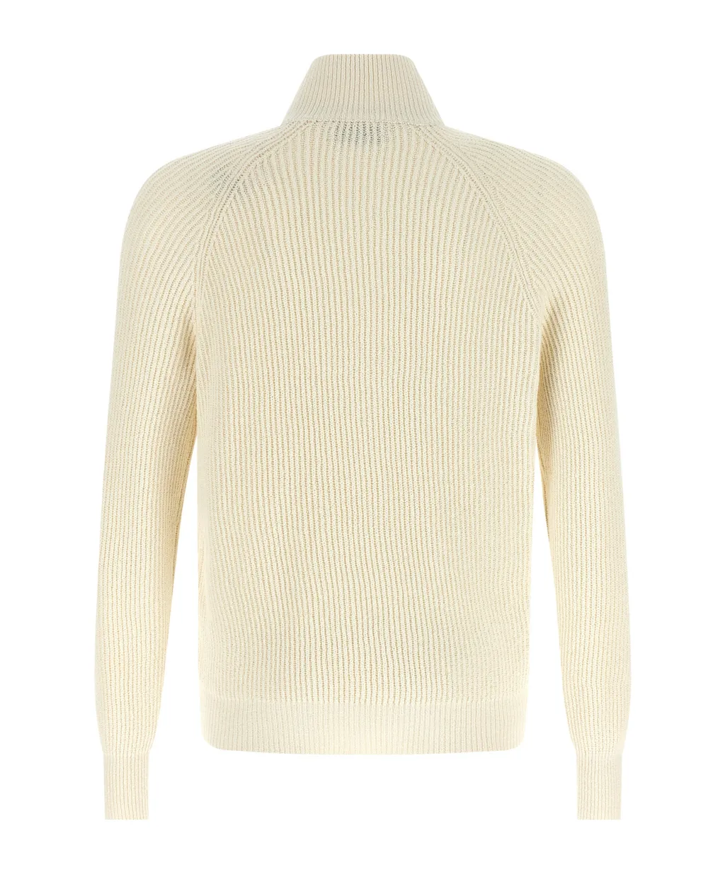 Brunello Cucinelli Malfilé English Rib Cardigan