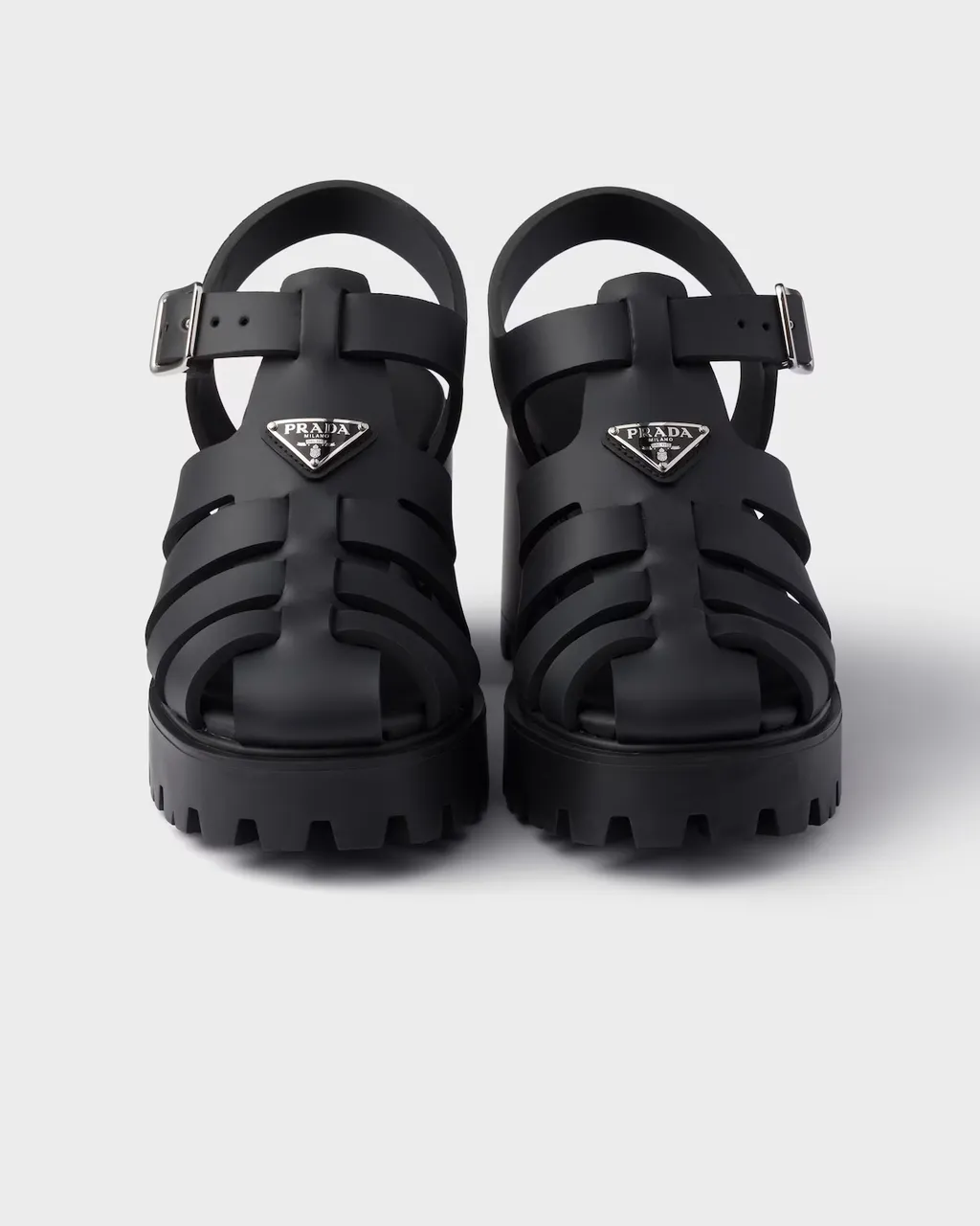 Rubber Platform Sandals