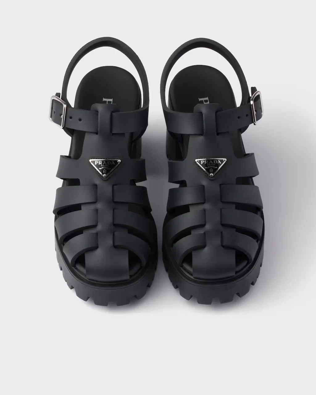 Rubber Platform Sandals